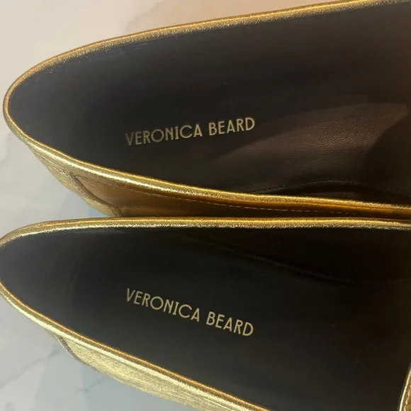 Veronica Beard Gold Tassel Loafer NEW Size 7 NWT - Picture 8 of 15